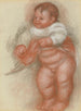 Enfant nu debout - Pierre-Auguste Renoir — näkymä teoksesta