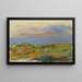 Falaise Verte et Mer - Pierre-Auguste Renoir — kehystetty taideteos seinällä