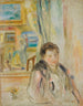 Nainen sisätilassa - Pierre-Auguste Renoir — näkymä teoksesta