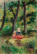 Femme et enfant dans un paysage - Pierre-Auguste Renoir — näkymä teoksesta
