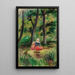 Femme et enfant dans un paysage - Pierre-Auguste Renoir — kehystetty taideteos seinällä