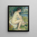 Femme nue dans un paysage - Pierre-Auguste Renoir — kehystetty taideteos seinällä