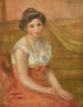 Nainen istuu - Pierre-Auguste Renoir — näkymä teoksesta
