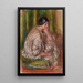 Femme en costume oriental - Pierre-Auguste Renoir — kehystetty taideteos seinällä