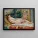 Naisten alaston maalaus makuulla - Pierre-Auguste Renoir — kehystetty taideteos seinällä