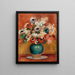 Flowers Fleurs - Pierre-Auguste Renoir — kehystetty taideteos seinällä