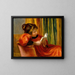 Tyttö lukemassa - Pierre-Auguste Renoir — kehystetty taideteos seinällä
