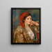Fille en veste espagnole - Pierre-Auguste Renoir — kehystetty taideteos seinällä