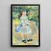 Fille au cerceau - Pierre-Auguste Renoir — kehystetty taideteos seinällä