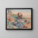 Sadonkorjaajat - Pierre-Auguste Renoir — kehystetty taideteos seinällä