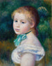 Head of Young Girl Tête de jeune fille - Pierre-Auguste Renoir — näkymä teoksesta