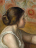 Tête de jeune fille - Pierre-Auguste Renoir — näkymä teoksesta