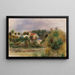 Talot puistossa - Pierre-Auguste Renoir — kehystetty taideteos seinällä
