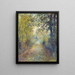 Metsissä - Pierre-Auguste Renoir — kehystetty taideteos seinällä