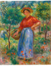 Nuori tyttö korissa - Pierre-Auguste Renoir — näkymä teoksesta