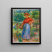 Nuori tyttö korissa - Pierre-Auguste Renoir — kehystetty taideteos seinällä