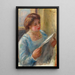 Jeune femme lisant - Pierre-Auguste Renoir — kehystetty taideteos seinällä