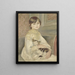 Julie Manet - Pierre-Auguste Renoir — kehystetty taideteos seinällä