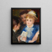 La Lecture du rôle - Pierre-Auguste Renoir — kehystetty taideteos seinällä