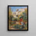 La Terrasse à Cagnes - Pierre-Auguste Renoir — kehystetty taideteos seinällä