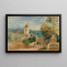 La Chapelle, Cagnes - Pierre-Auguste Renoir — kehystetty taideteos seinällä