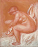 La toilette ou Femme nue s'essuyant - Pierre-Auguste Renoir — näkymä teoksesta