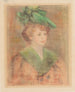 Dame au chapeau vert - Pierre-Auguste Renoir — näkymä teoksesta