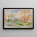 Maisemamaalaus II - Pierre-Auguste Renoir — kehystetty taideteos seinällä