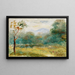 Etelän Ranskan Cagnes-sur-Mer - Pierre-Auguste Renoir — kehystetty taideteos seinällä