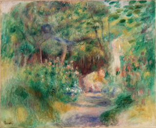 Maisema naisen puutarhassa - Pierre-Auguste Renoir — näkymä teoksesta