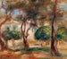 Le Jardin des Collettes - Pierre-Auguste Renoir — näkymä teoksesta