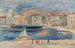 Saint-Tropezin satama - Pierre-Auguste Renoir — näkymä teoksesta