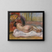 Le Repos - Pierre-Auguste Renoir — kehystetty taideteos seinällä