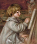 Le petit peintre Claude Renoir - Pierre-Auguste Renoir — näkymä teoksesta