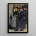 Konservatorion uloskäynti - Pierre-Auguste Renoir — kehystetty taideteos seinällä