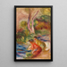 Pyykkärit - Pierre-Auguste Renoir — kehystetty taideteos seinällä