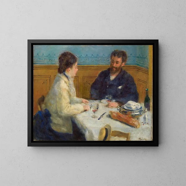 Auringonlounas - Pierre-Auguste Renoir — kehystetty taideteos seinällä