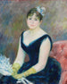 Madame Léon Clapisson - Pierre-Auguste Renoir — näkymä teoksesta