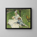 Madame Monet ja hänen poikansa - Pierre-Auguste Renoir — kehystetty taideteos seinällä