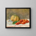 Melon ja tomaateista - Pierre-Auguste Renoir — kehystetty taideteos seinällä