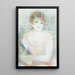Neiti Jeanne Samary - Pierre-Auguste Renoir — kehystetty taideteos seinällä