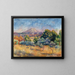 Mont Sainte-Victoire - Pierre-Auguste Renoir — kehystetty taideteos seinällä