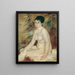 Après le bain - Pierre-Auguste Renoir — kehystetty taideteos seinällä