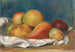 Luonnonkuvaus omenoista ja päärynästä - Pierre-Auguste Renoir — näkymä teoksesta