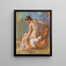 Nu au fauteuil - Pierre-Auguste Renoir — kehystetty taideteos seinällä