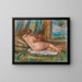 Odalisque couchée - Pierre-Auguste Renoir — kehystetty taideteos seinällä