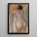 Nainen selin - Pierre-Auguste Renoir — kehystetty taideteos seinällä
