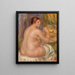 Nu de dos - Pierre-Auguste Renoir — kehystetty taideteos seinällä