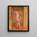 Nu aux castagnettes - Pierre-Auguste Renoir — kehystetty taideteos seinällä
