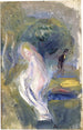 Nainen taustalla olevan hahmon kanssa - Pierre-Auguste Renoir — näkymä teoksesta